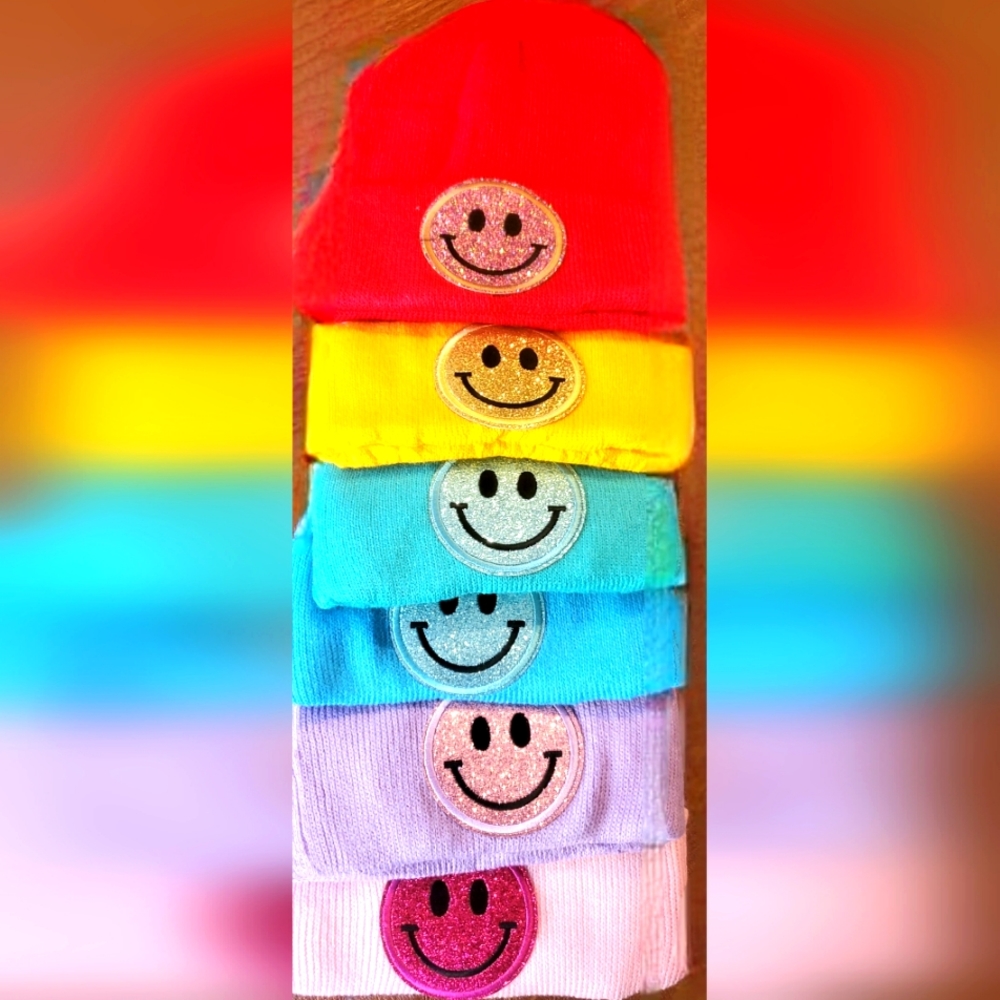 Rainbow Smile hats